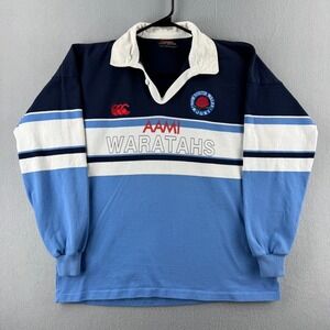 Vintage Canterbury New South Wales Waratahs Rugby Jersey Shirt Men XL Australia
